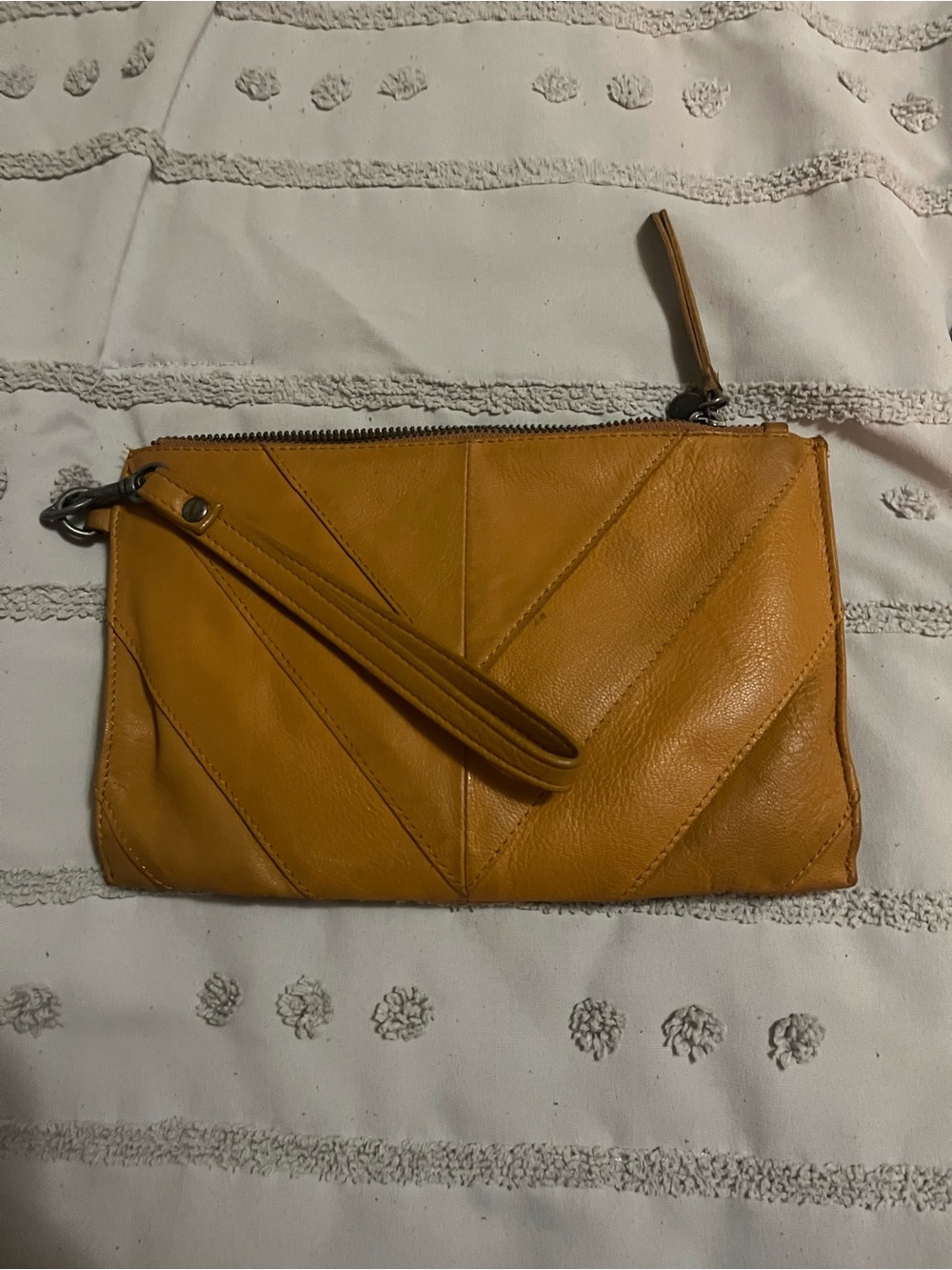Lucky Brand Mustard Color Clutch